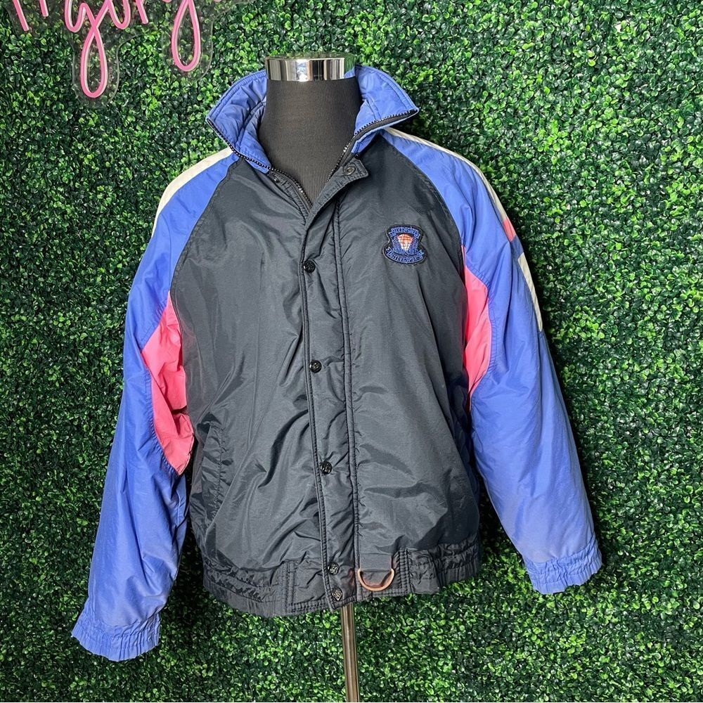 VTG Givenchy Active Color-block Sport Puffer Ski Jacket Sz L